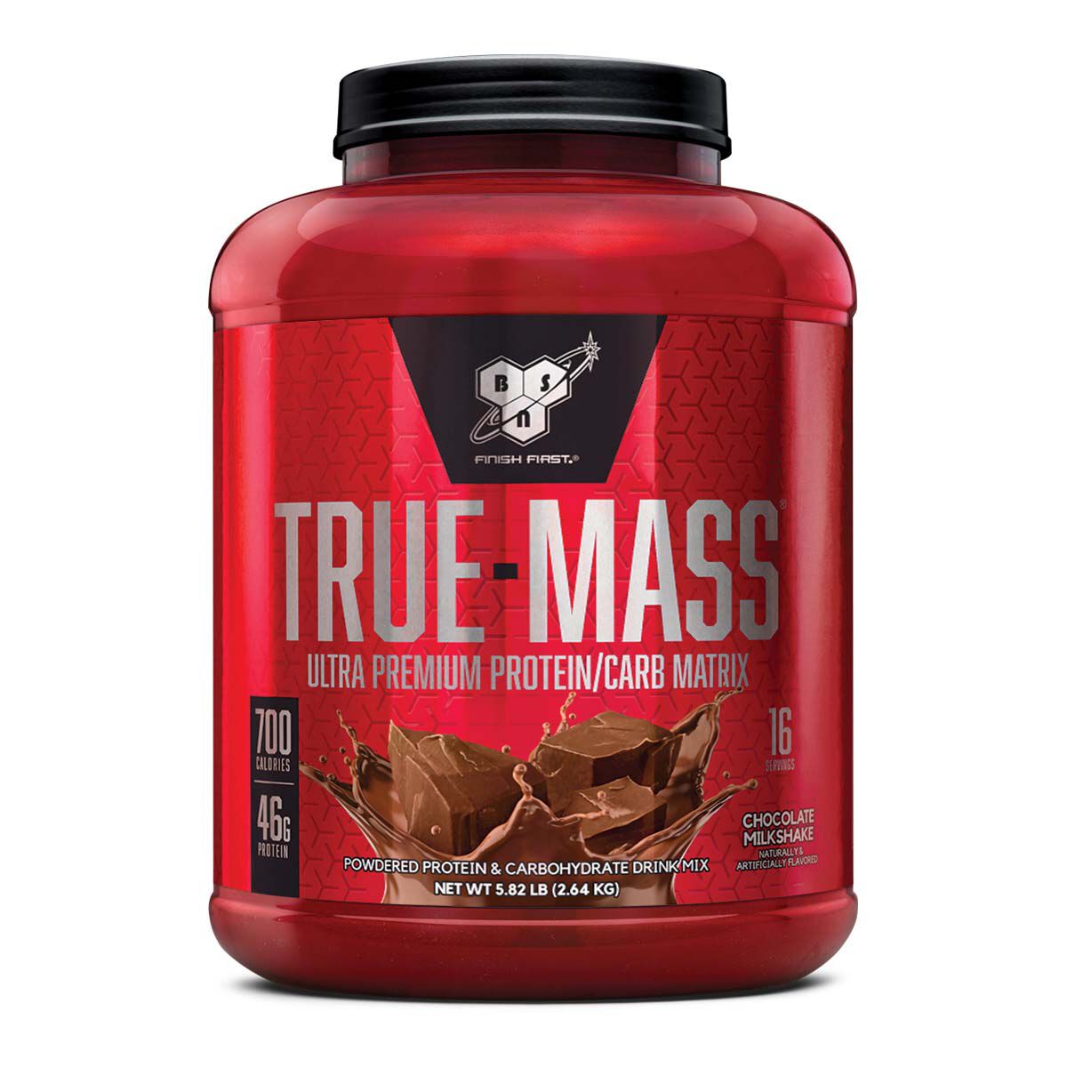 True-Mass&reg; - Chocolate Milkshake &#40;16 Servings&#41; Chocolate Milk Shake | GNC